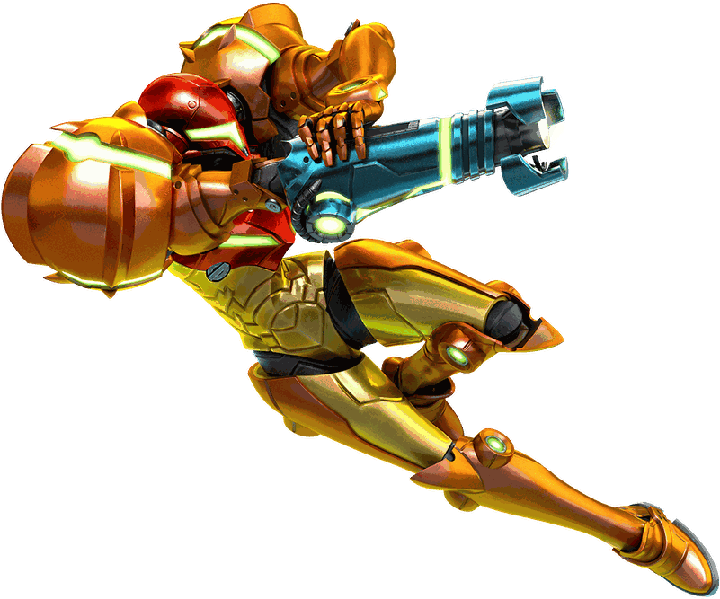 As A Skilled Athlete With A High Tech Power Suit, Samus - Metroid: Samus Returns: Prima Official Guide (800x779), Png Download
