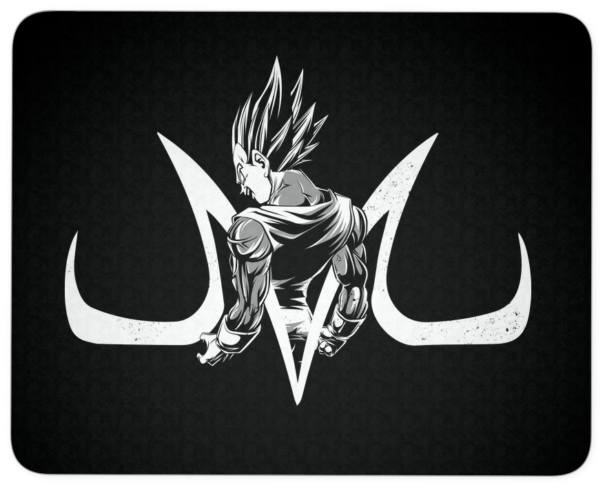 Super Saiyan Majin Vegeta Mouse Pad -tl00214mp - Vegeta Shirts (1024x1024), Png Download