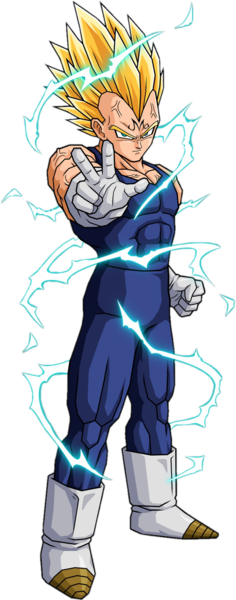 Share This Image - Vegeta Super Saiyajin 2 (236x600), Png Download
