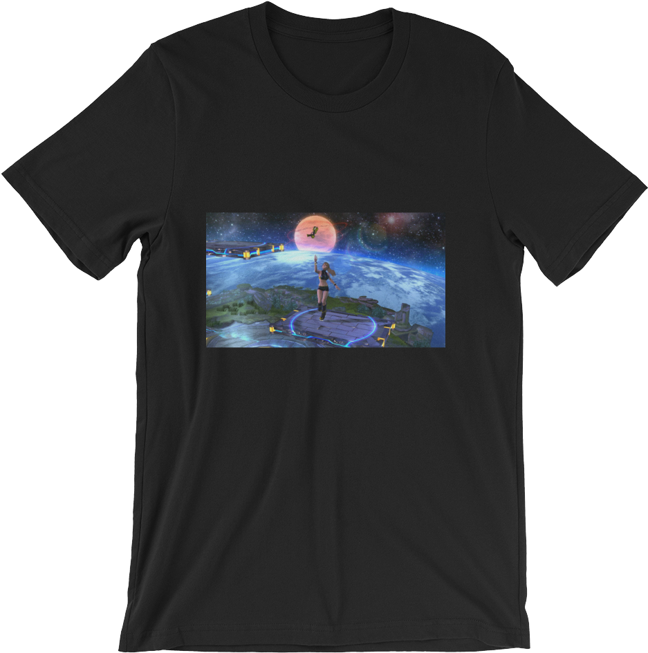 Black Zero Suit Samus Outfit Short Sleeve Unisex T - Funny Halloween Shirt Men Women Costume Party Trick (1000x1000), Png Download