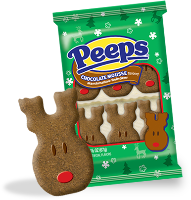 How Adorable Are These I Love Them These Are Going - Peeps Chocolate Mousse Reindeer (6ct) (581x420), Png Download