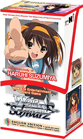 Weiss Schwarz Melancholy Of Haruhi Suzumiya Extra Booster - Weiss Schwarz Tcg: The Melancholy Of Haruhi Suzumiya (331x500), Png Download