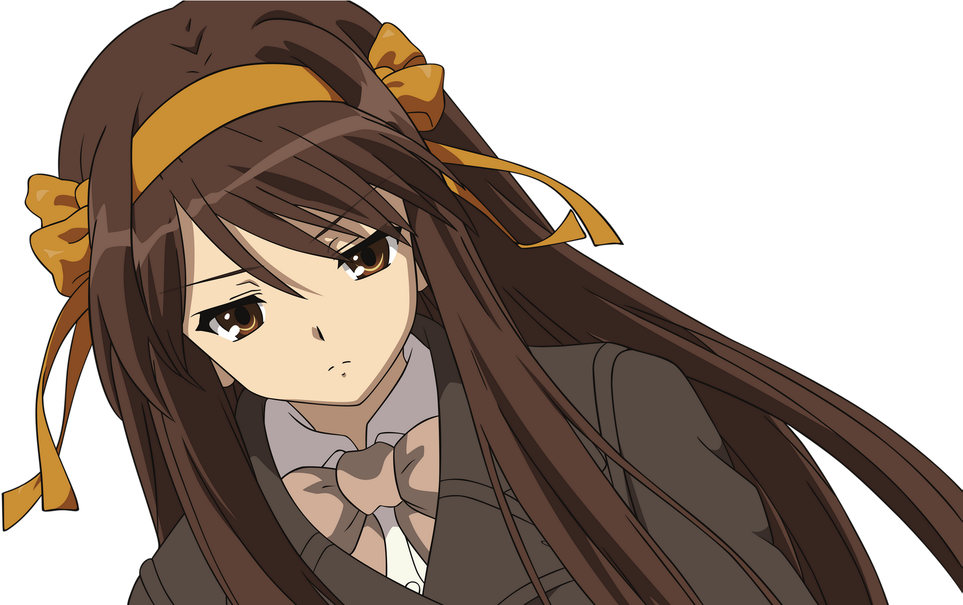 Kawaii Anime Images √♥kawaii^♥ Hd Wallpaper And Background - Haruhi Suzumiya (1920x1200), Png Download