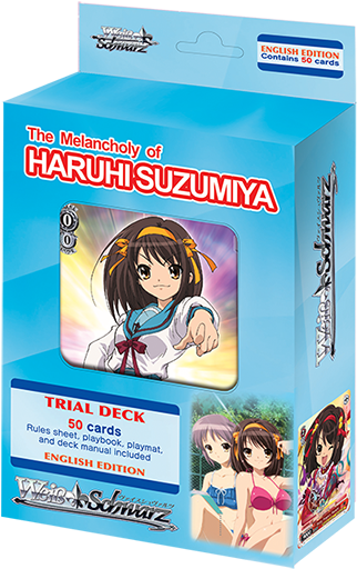 Weiss Schwarz Tcg The Melancholy Of Haruhi Suzumiya (400x534), Png Download