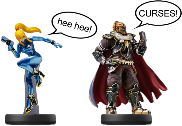 Amiibo Samus Gannondorf Copy - Ganondorf Amiibo (588x410), Png Download