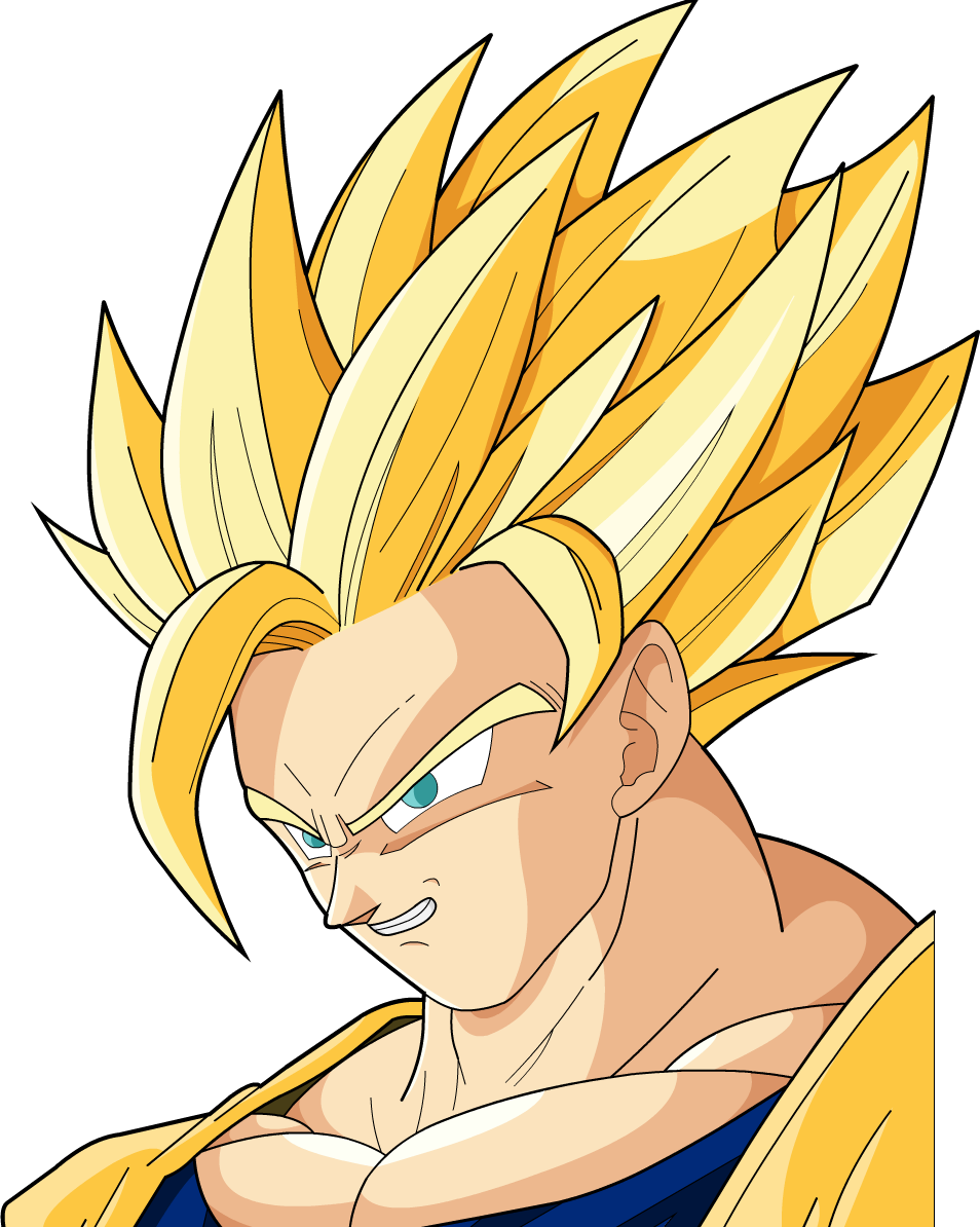 No Caption Provided - Goku Super Saiyan 2 Hair (954x1194), Png Download
