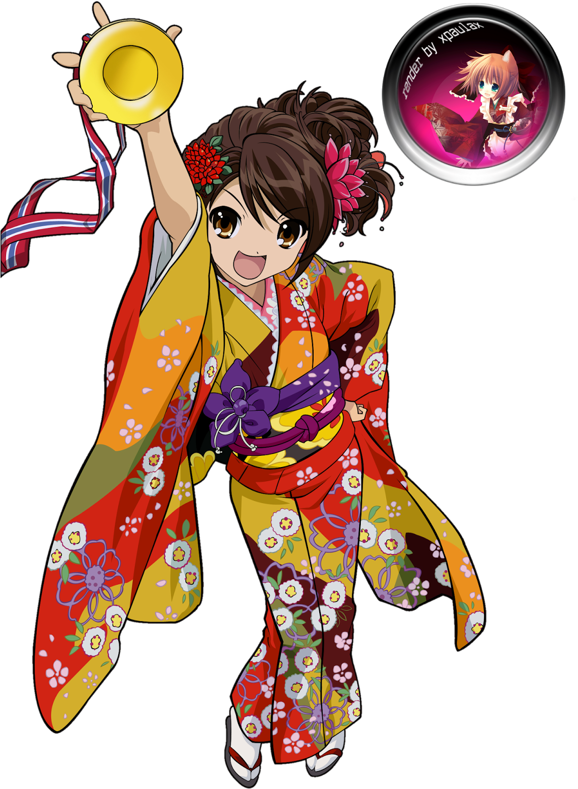 Renders Suzumiya Haruhi - Haruhi Suzumiya Illustrations: Autumn & Winter (1163x1600), Png Download