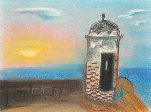 Chalk Pastel - Cartagena (500x457), Png Download