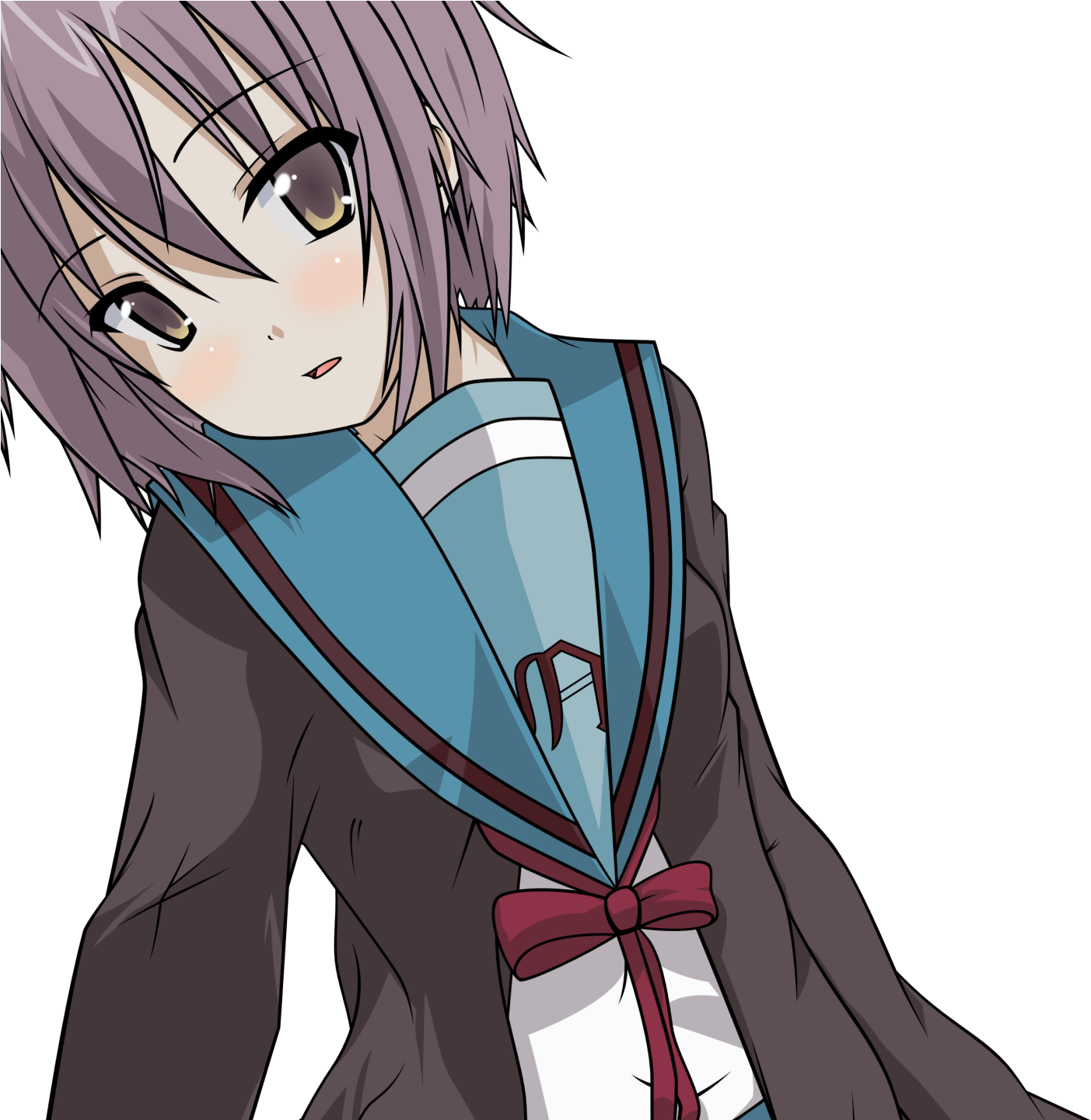Download Png - Yuki Nagato (2560x1440), Png Download