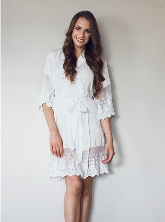 Valencia Bridal Robe (1000x750), Png Download
