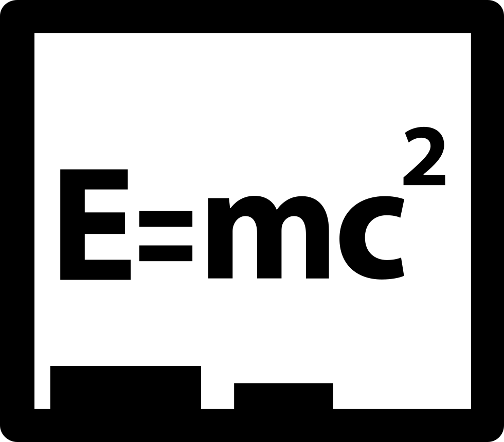 Physics Formula Comments - Png Black And White Graphic Physics (980x860), Png Download