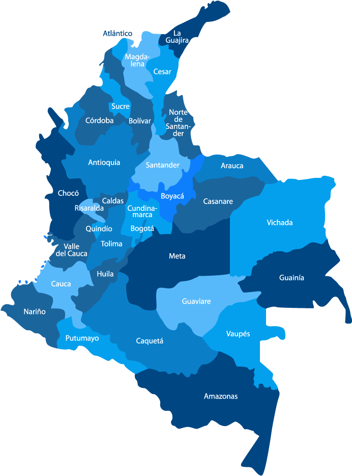 Colombia - San Andrés Colombia Vector Map (718x946), Png Download