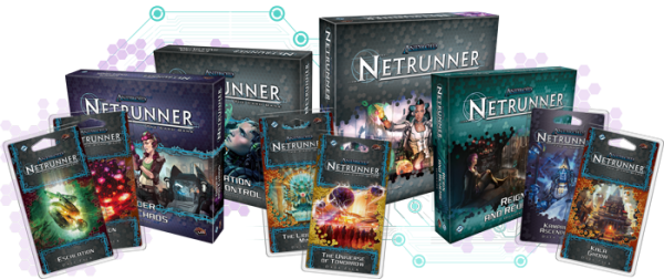 Android Netrunner Card Game - Android Netrunner Lcg Revised Core Set (600x252), Png Download