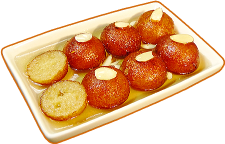 A Classic Indian Sweet - Sweets Gulab Jamun Png (460x300), Png Download