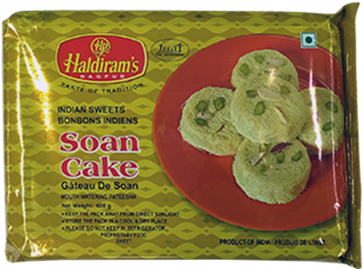 Picture Of Haldirams Soan Cake 400 G - Haldiram Soancake, Sadha, 400g (415x415), Png Download