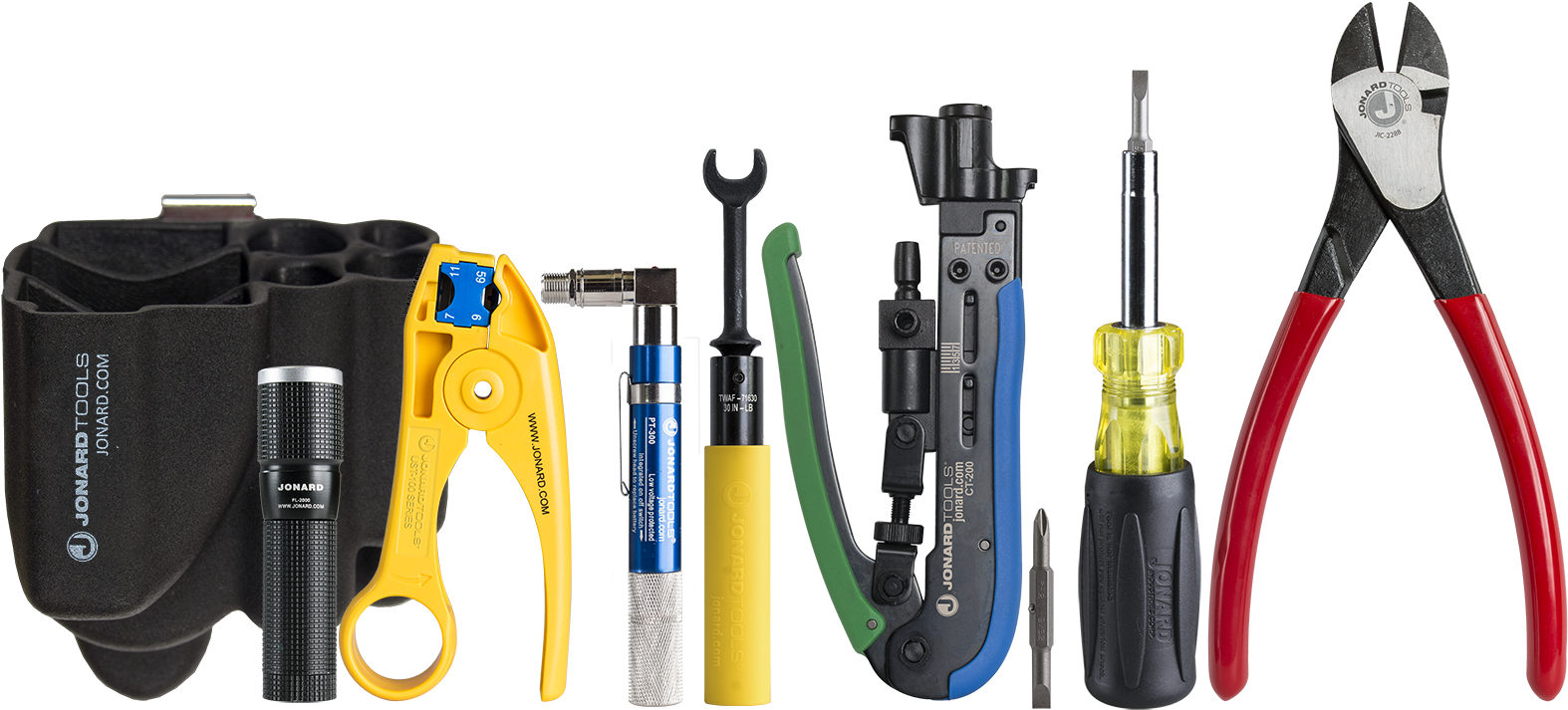 Tk-85 Coax Tool Kit - Jonard Tools Ct-200 Universal Compression Tool (1800x893), Png Download
