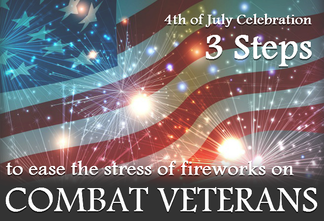 3 Steps To Ease The Stress Of Fireworks On Combat Veterans - 4th Of July Fireworks Background (659x450), Png Download