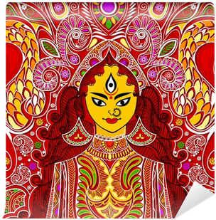 Durga Puja Poster (400x400), Png Download