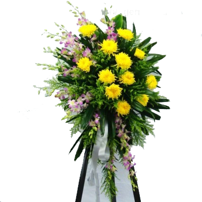 Flower Acond021 Condolence Stand (400x400), Png Download