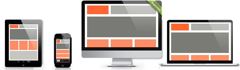 Responsive Web Design (960x295), Png Download