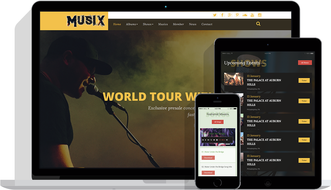 Download Responsive - Music - Full Size PNG Image - PNGkit