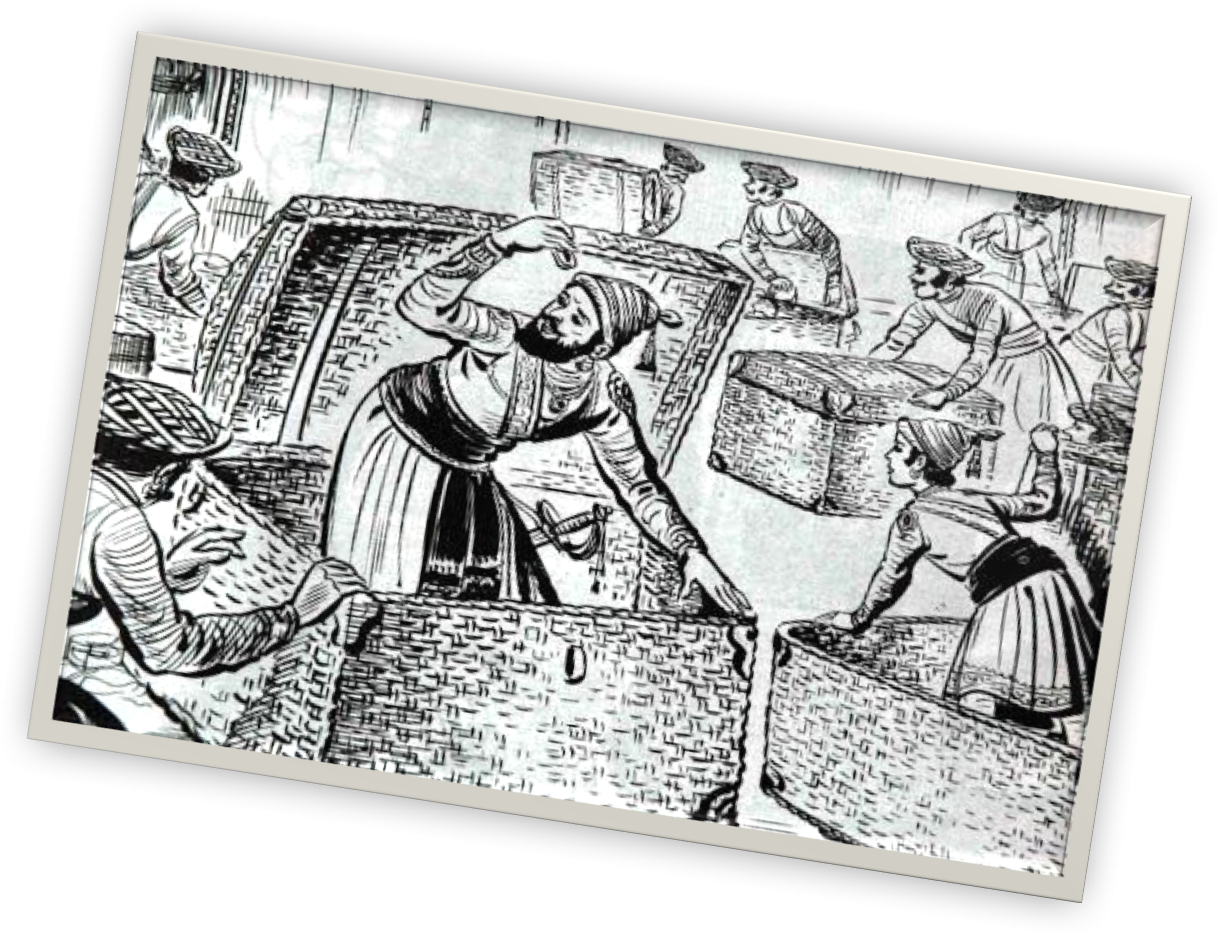 After This Incident, Shivaji's Fame Spread All Over - Escape From Agra (1236x951), Png Download