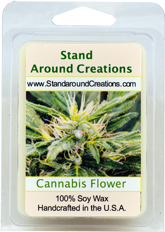 Cannabis Flower Wax Melt 3-oz - Stand Around Creations Cannabis Flower Wax Melt 3-oz., (350x489), Png Download