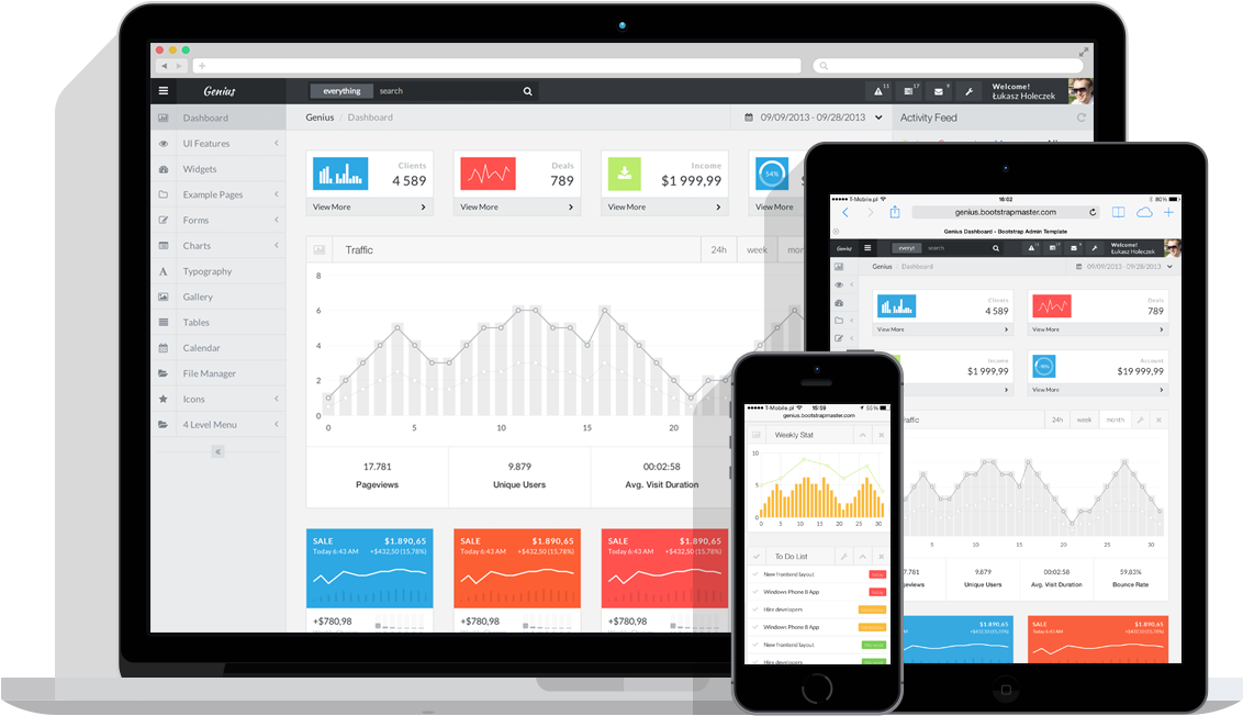 7 Reasons To Develop Your Web Designs In Bootstrap - Web Page Designs Applications (1247x709), Png Download