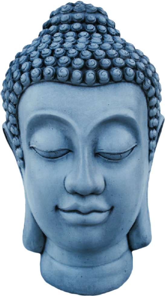 Buddha Face Free Png Image - Buddha Head Statue Png (1024x1024), Png Download
