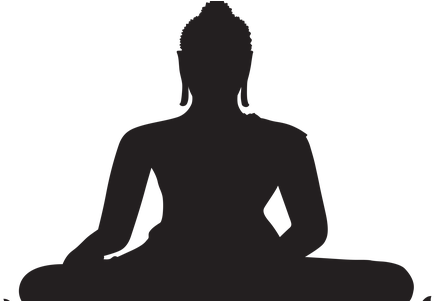 19 Meditation Png Freeuse Stock Buddha Thai Huge Freebie - Buddha Silhouette Png (450x300), Png Download