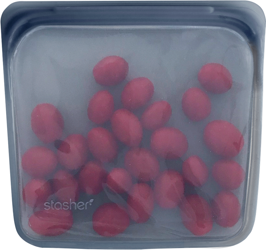 Stasher Reusable Silicone Sandwich Bag - Seedless Fruit (1024x1024), Png Download