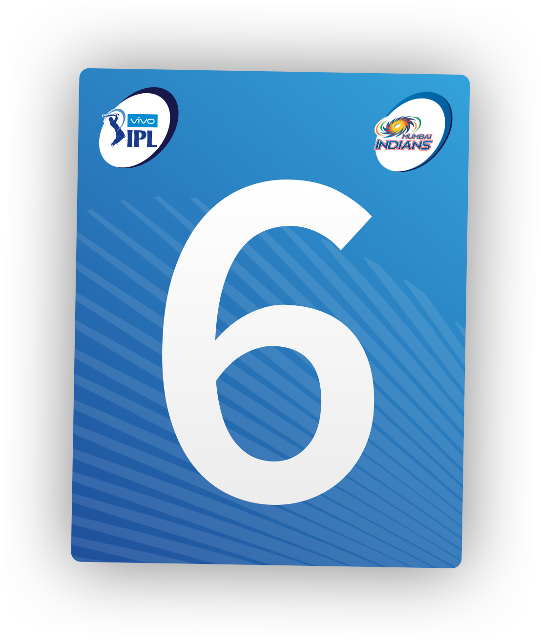 Cheer Card - Iplt20 - Com - - Mumbai Indians (1108x1314), Png Download