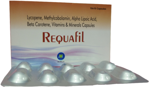 Lycopene Multivitamin Mineral Capsule - Requafil Capsule (500x320), Png Download