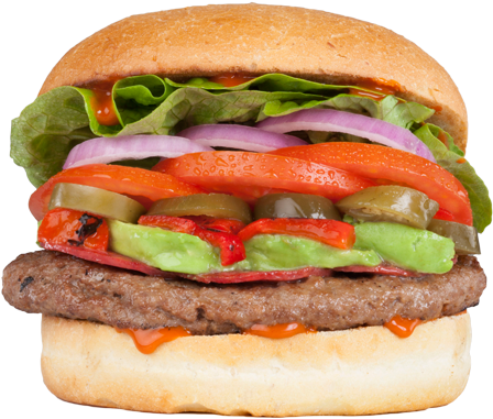 Mexican No Need To Cross The Border To Get One Of These - Burger Urge South Of The Border (450x400), Png Download