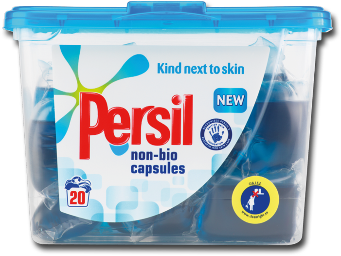 Persil Non-bio Capsules 20 Wash - Persil Non Bio 45 Capsules (800x800), Png Download