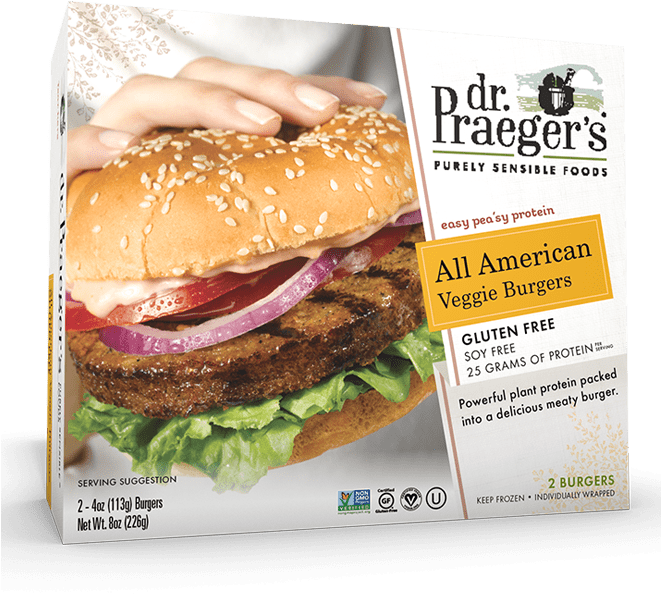 Praeger's All American Veggie Burgers - Dr Praeger's All American Veggie Burger (660x660), Png Download