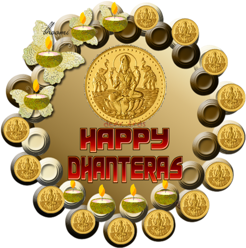 Happy Dhanteras - Dhanteras Png (500x500), Png Download