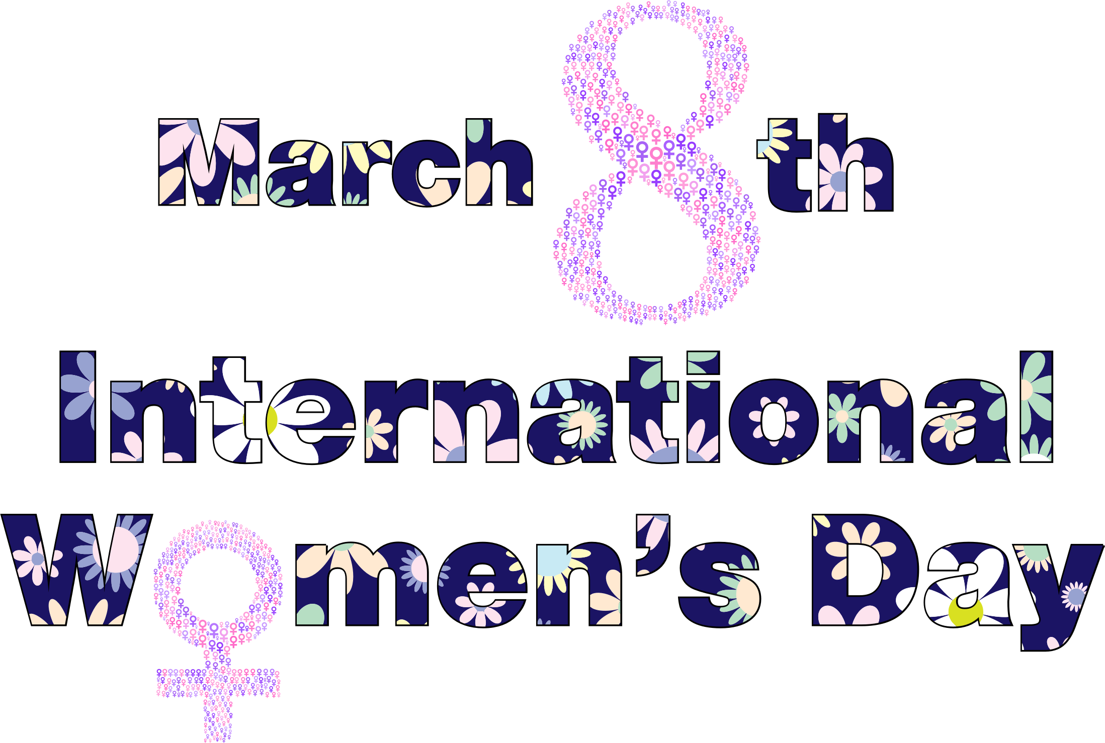 This Free Icons Png Design Of International Women's (2197x1478), Png Download
