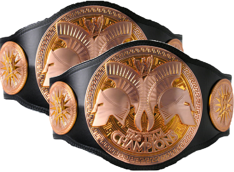 Wwe Tag Team Belts - Wwe Tag Team Titles Png (800x589), Png Download