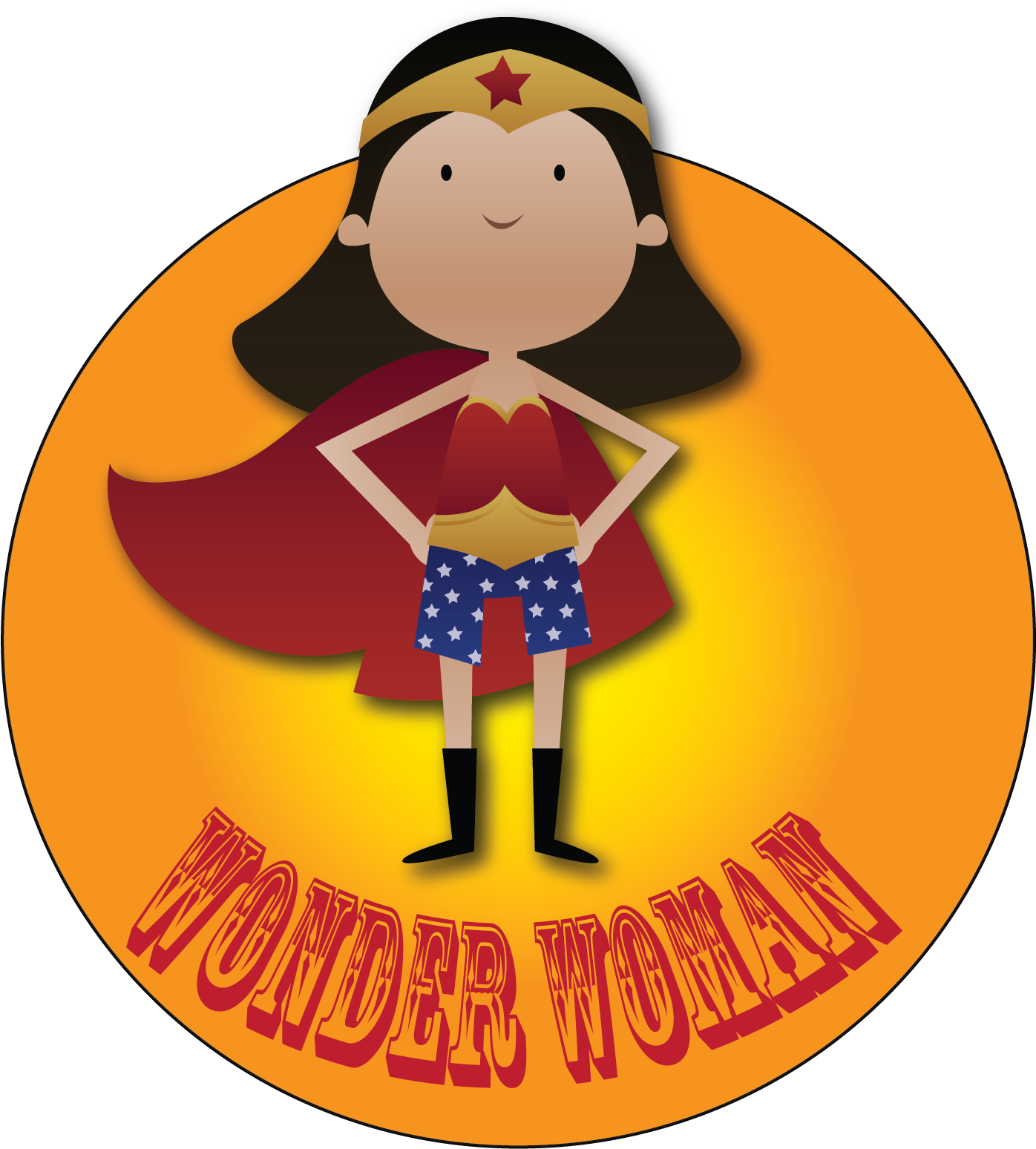 Celebrating The She-roes - Women's Day Wonder Woman (1667x1667), Png Download