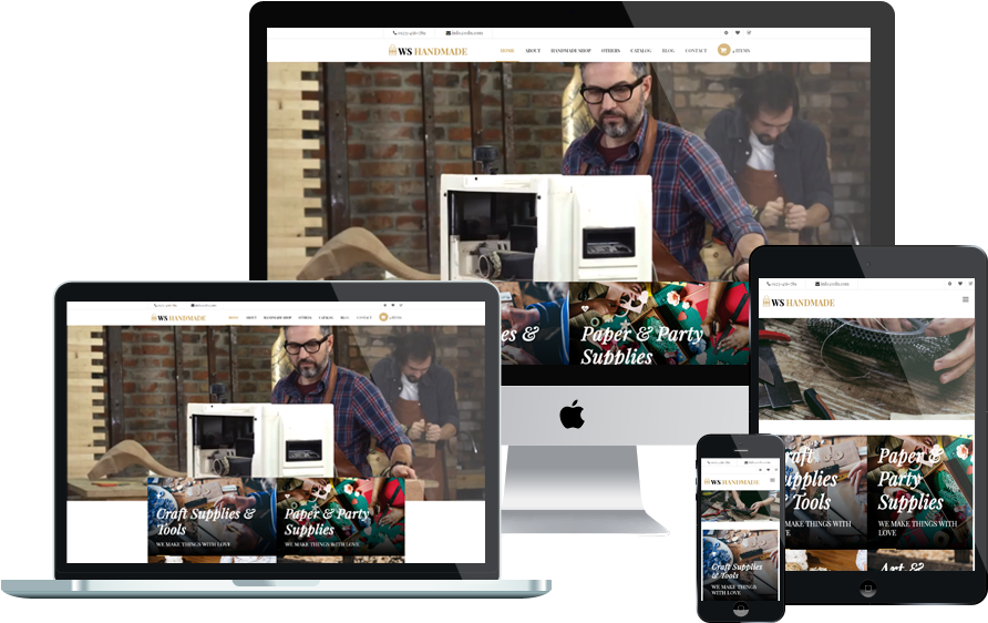 Ws Handmade Responsive Handicraft Wordpress Theme - Lt Optik Sunglasses Wordpress (1000x750), Png Download