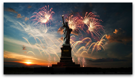 Event Page Is Showing Information From 2017, This Is - Happy 4th Of July Statue Of Liberty (528x310), Png Download