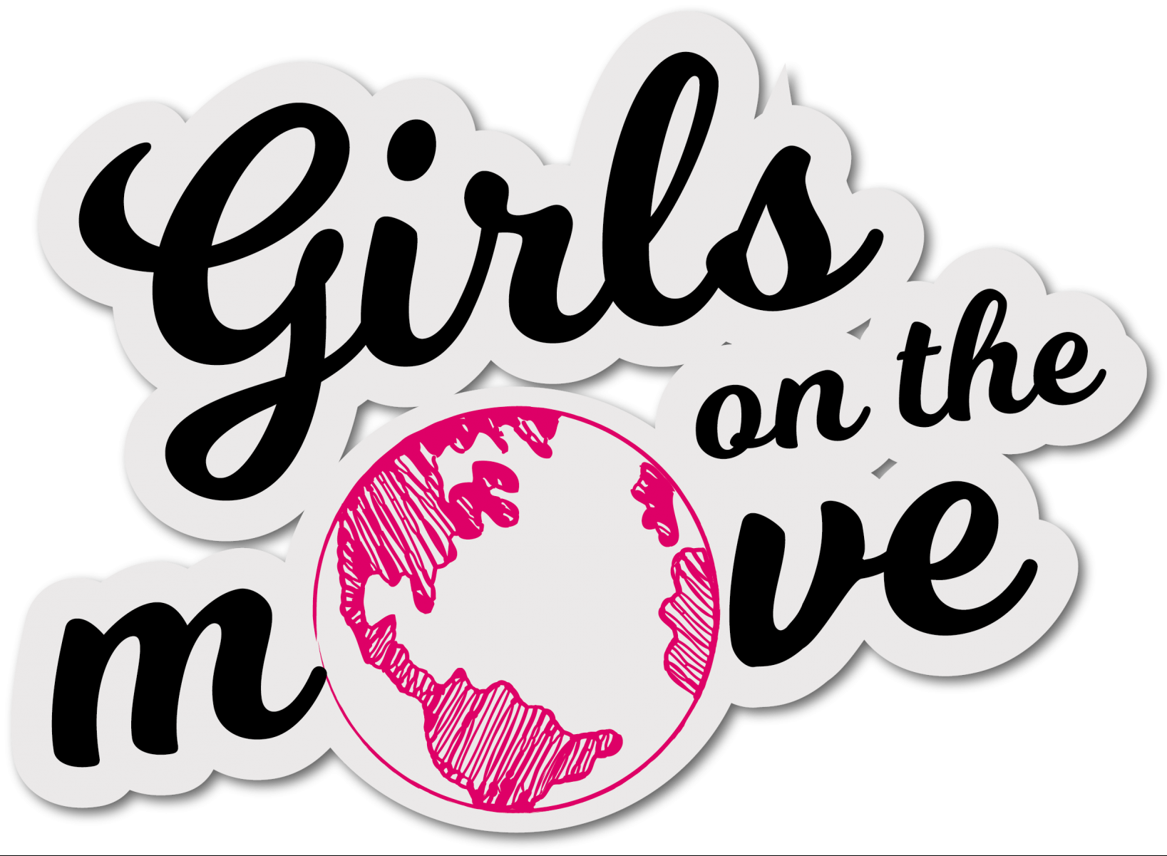 Girls On The Move - Illustration (1637x1201), Png Download