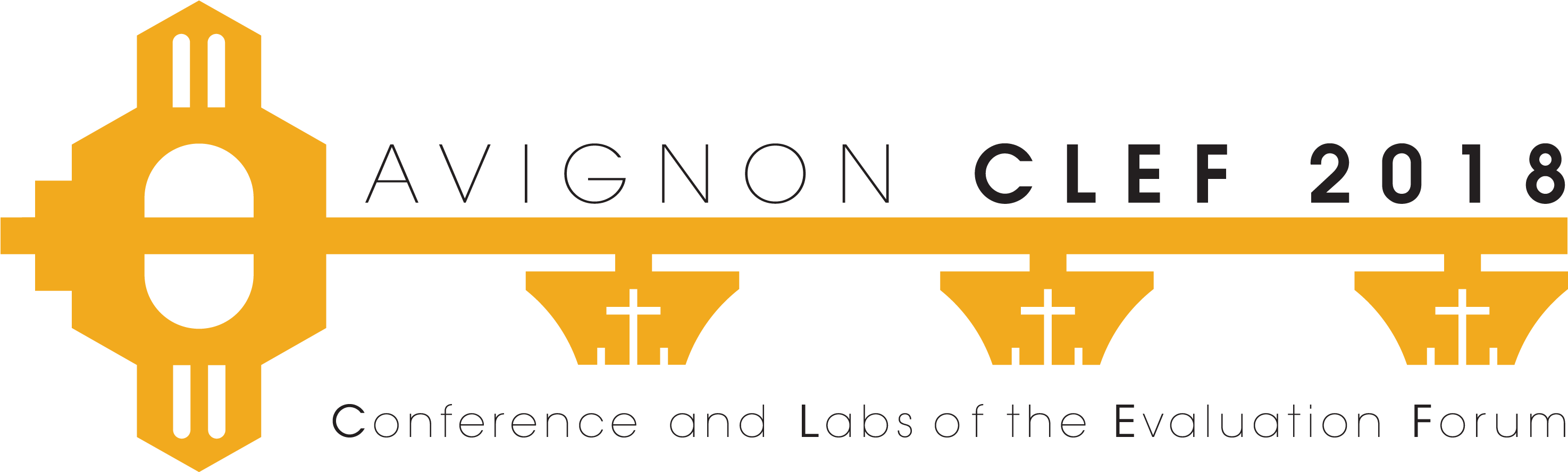 Clef 2018 Logo - Conference And Labs Of The Evaluation Forum (3300x1101), Png Download