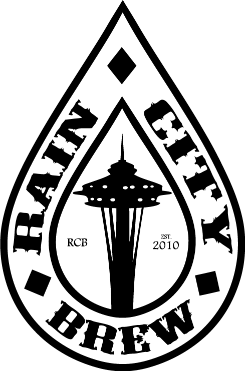 "rain City Brew" (489x742), Png Download