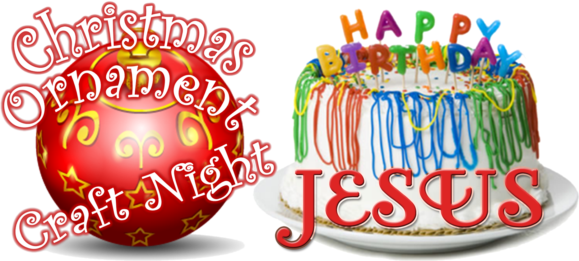 Awana Christmas Ornament & Happy Birthday Jesus Night - Feliz Cumpleaños Hija 23 Años (1931x900), Png Download