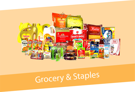 Grocery - Grocery Items (550x375), Png Download