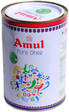 Amul Pure Ghee 1l (500x500), Png Download