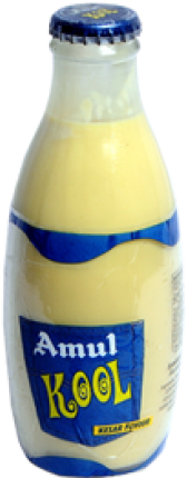 Download Kesar 200 Ml Glass Bottle Amul Kool Flavoured Milk Full Size Png Image Pngkit