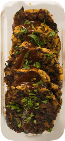 Bbq Quinoa Patties - Meatloaf (250x500), Png Download